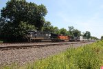 NS 3678 leads a container train west